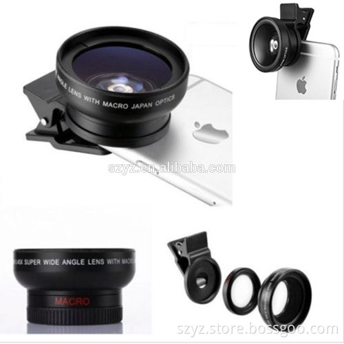 2017 New Arrival electronics mobile phone lens clip camera lens wide angle fisheye lens